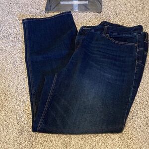 Chico's Dark Blue Straight Leg Jeans